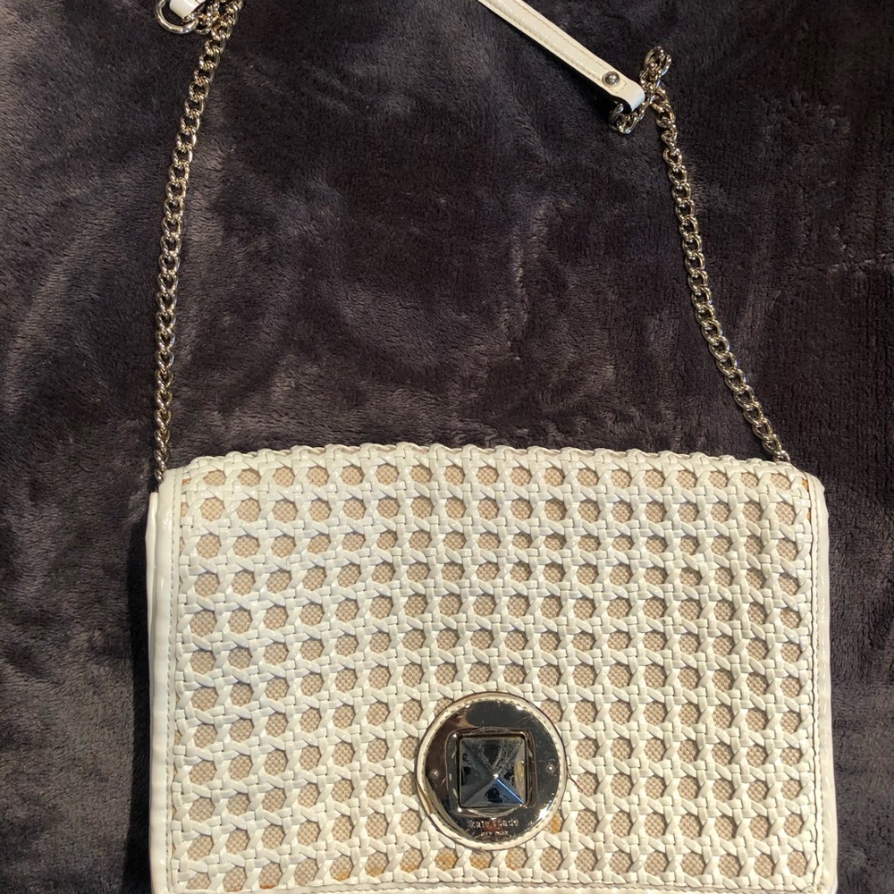 White Kate spade shoulder bag or clutch